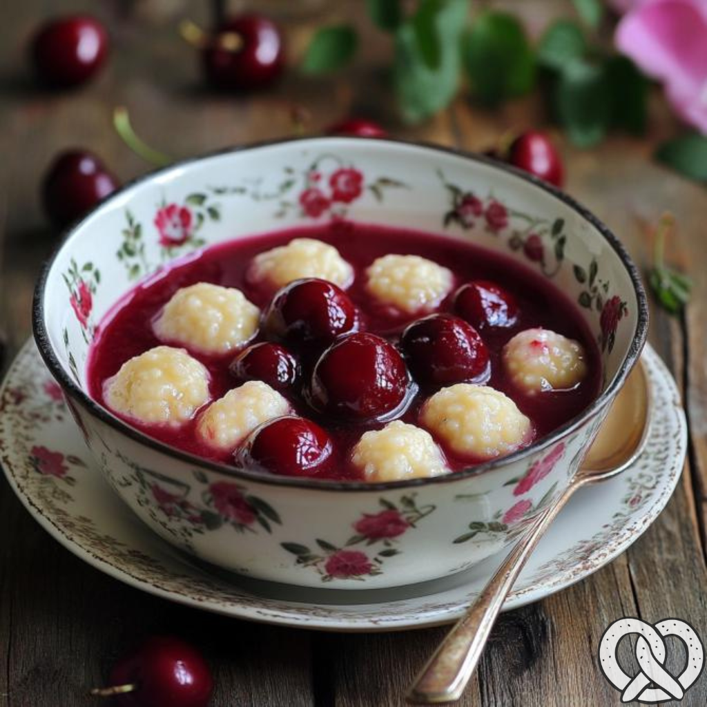 Omas Kirschsuppe mit Klüten