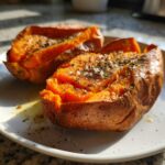 airfryer baked sweet potatoes