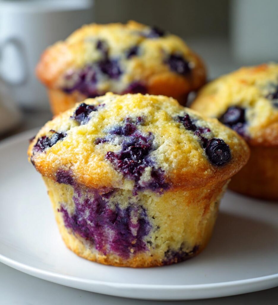 airfryer blueberry muffins