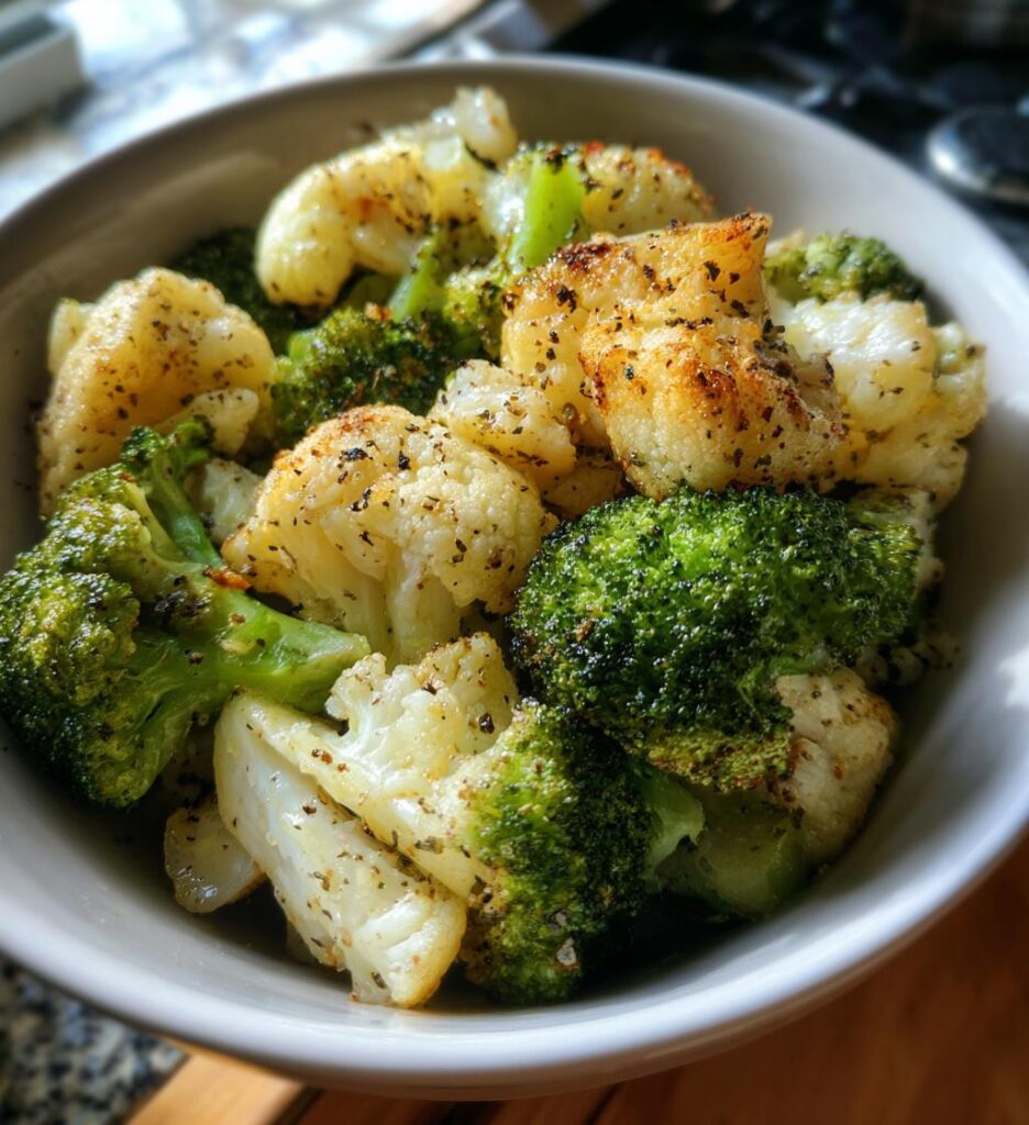 airfryer broccoli and cauliflower