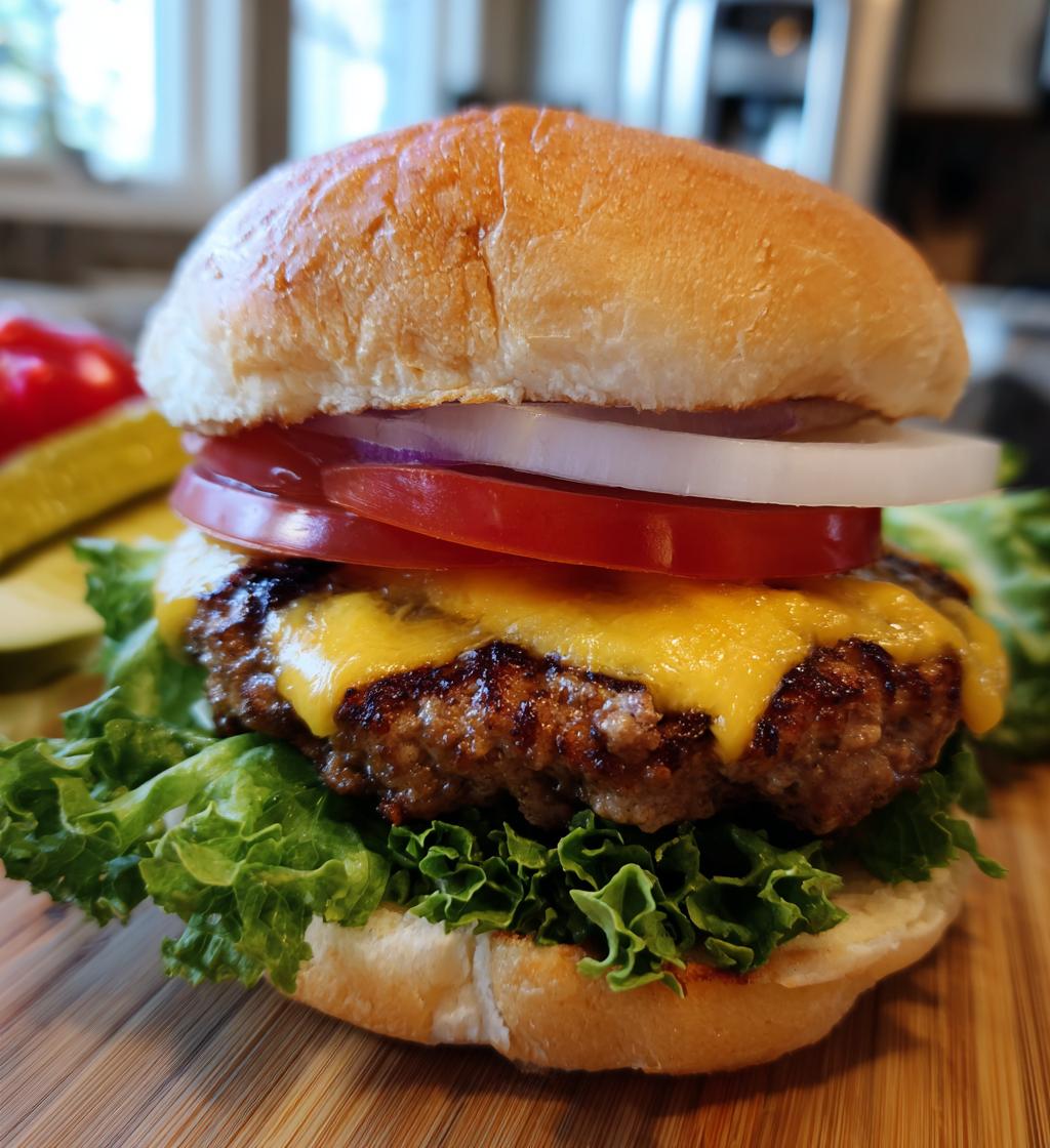 airfryer burgers