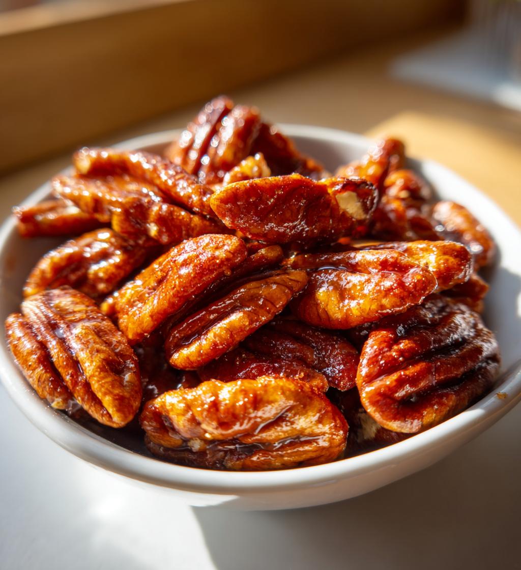 airfryer candied pecans