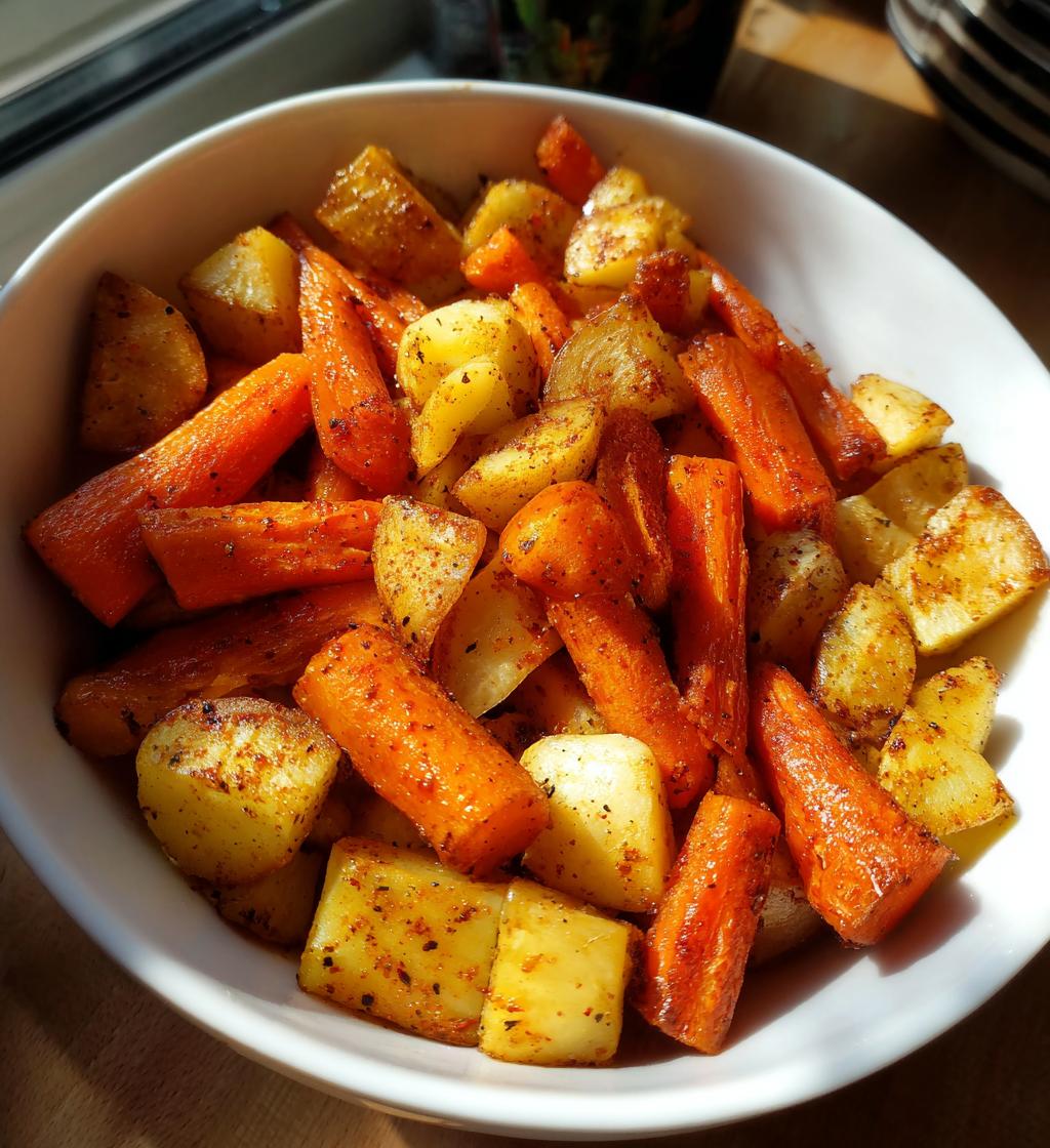 airfryer carrots and potatoes