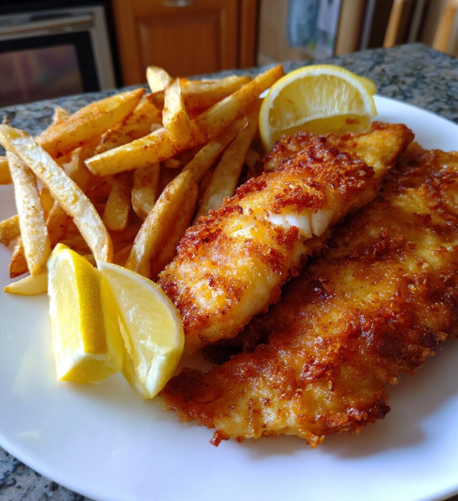 airfryer fish and chips