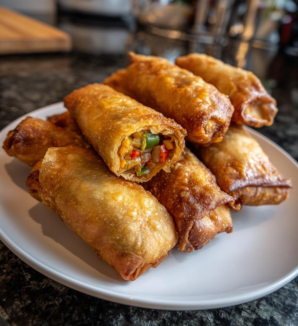airfryer frozen egg rolls