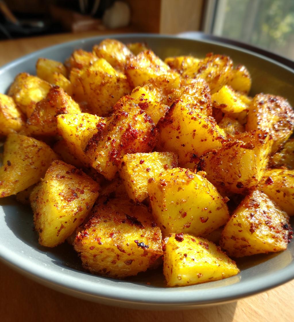 airfryer golden potatoes