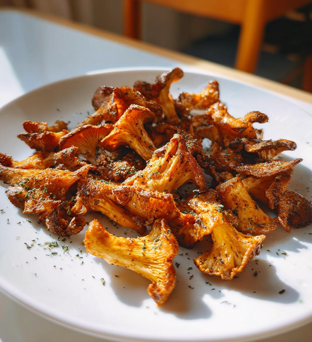 airfryer mushroom appetizer