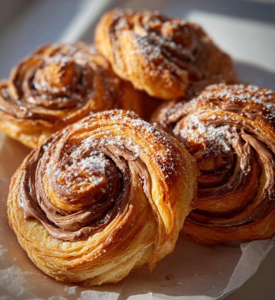 airfryer nutella swirls