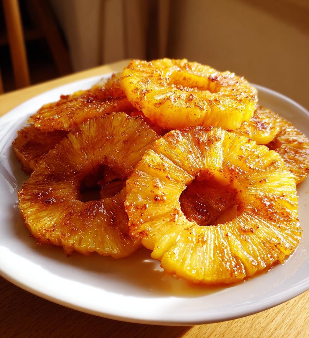 airfryer pineapple slices