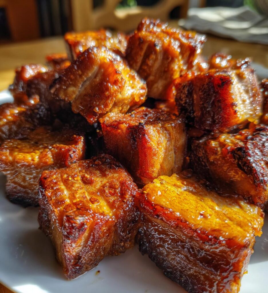 airfryer pork chop bites