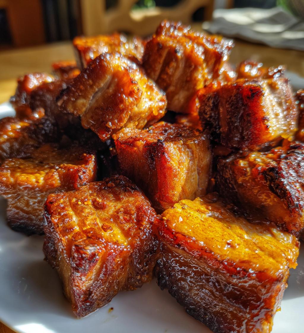 airfryer pork chop bites