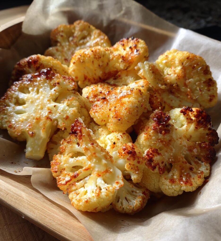 airfryer roasted cauliflower