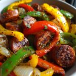 airfryer sausage and peppers