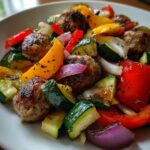 airfryer sausage and veggies