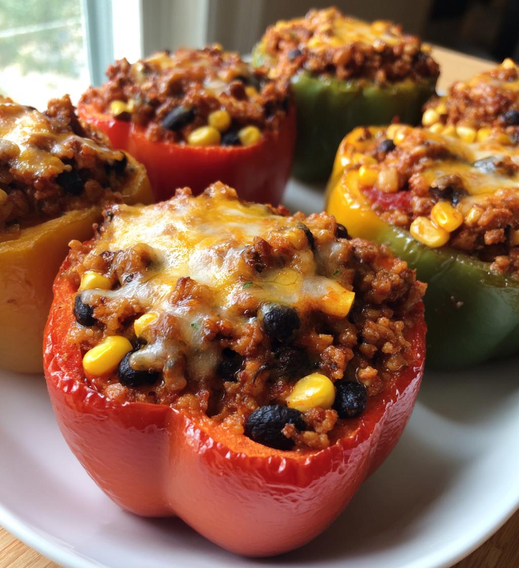 airfryer stuffed peppers