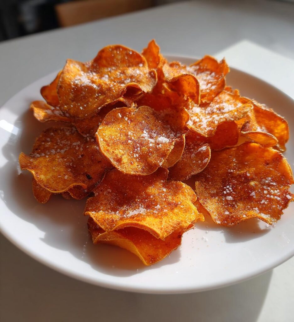 airfryer sweet potato chips