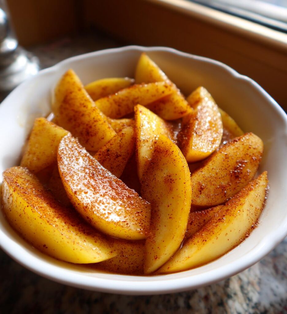 apples in airfryer