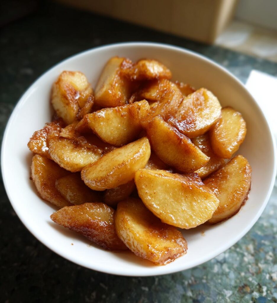apples in the airfryer