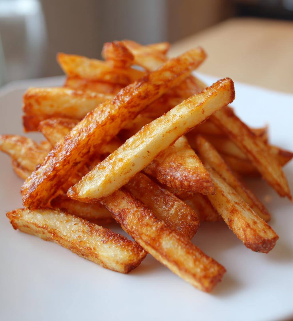 batata palha na airfryer