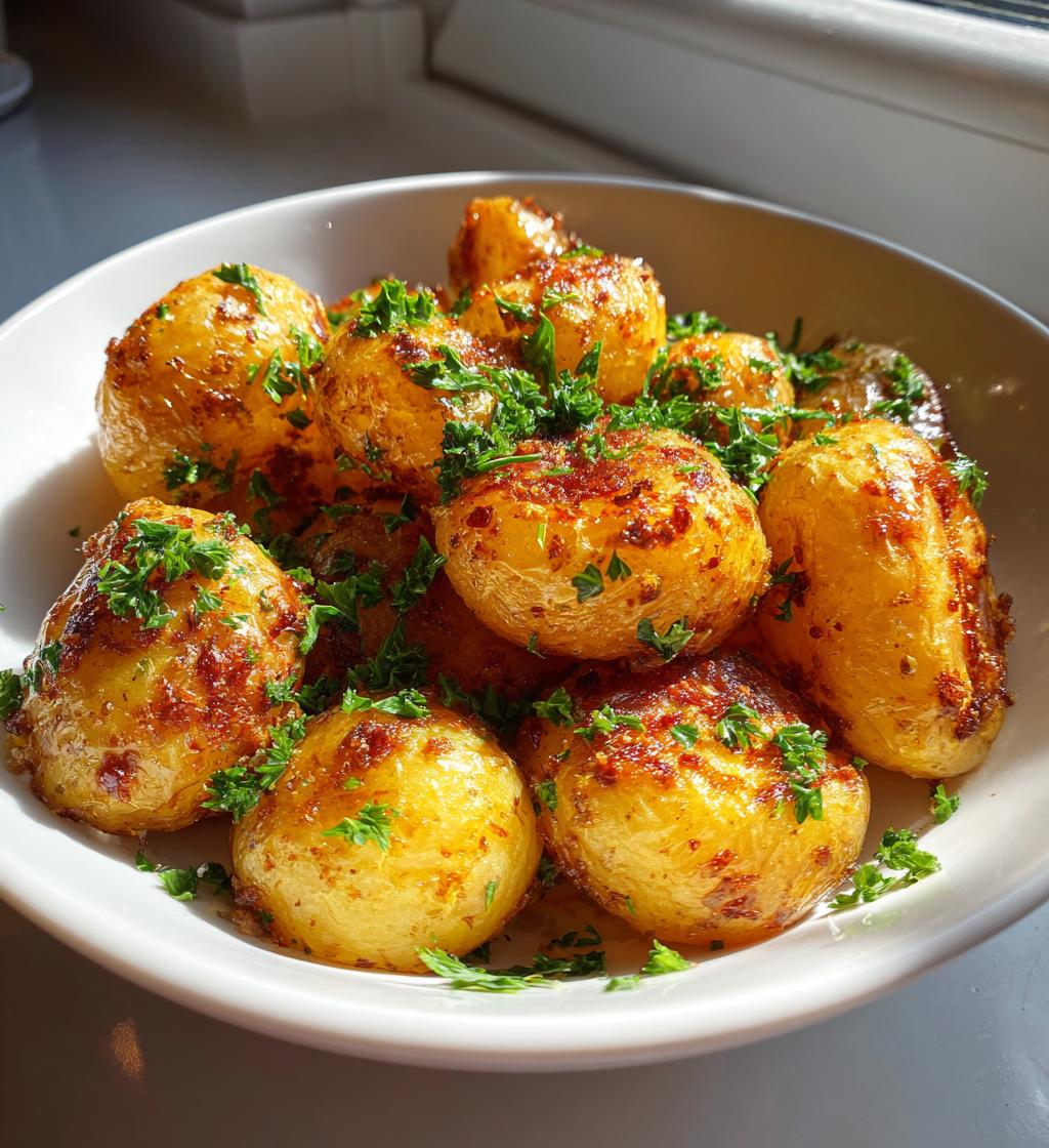 brunede kartofler i airfryer