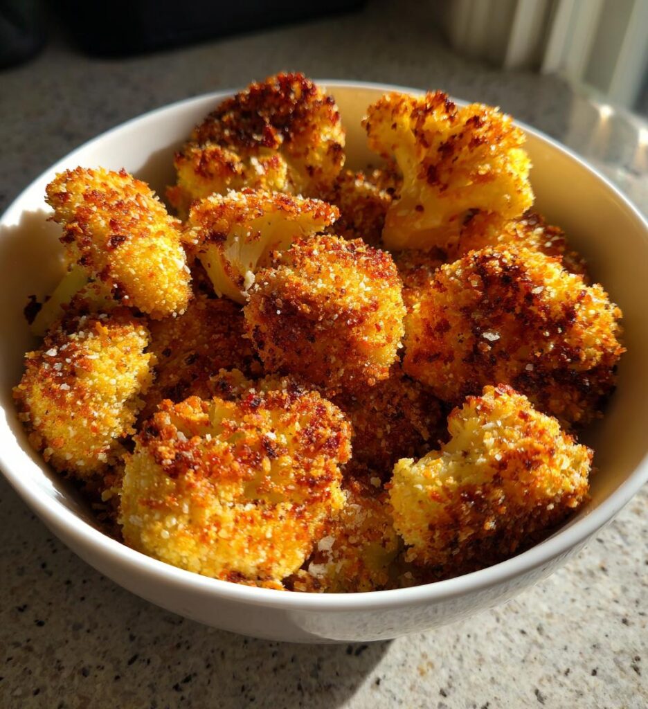 crispy coliflower airfryer