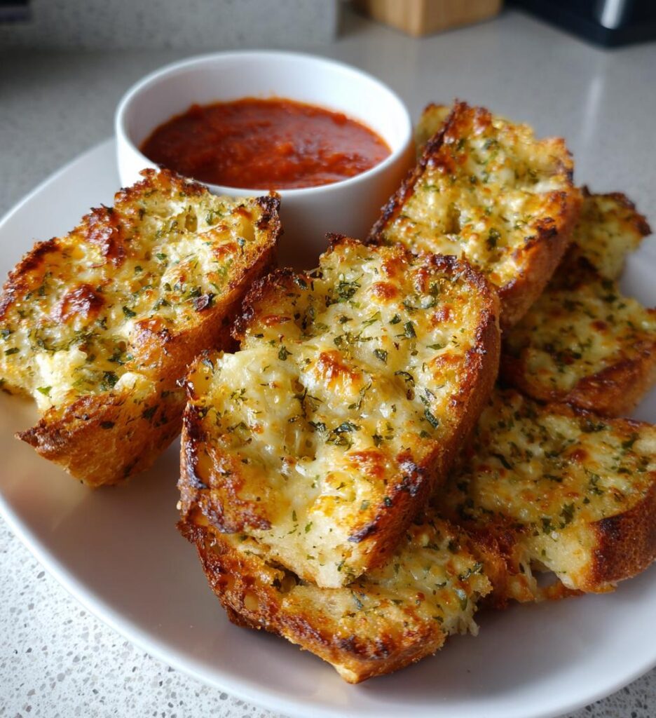 garlic bread airfryer frozen