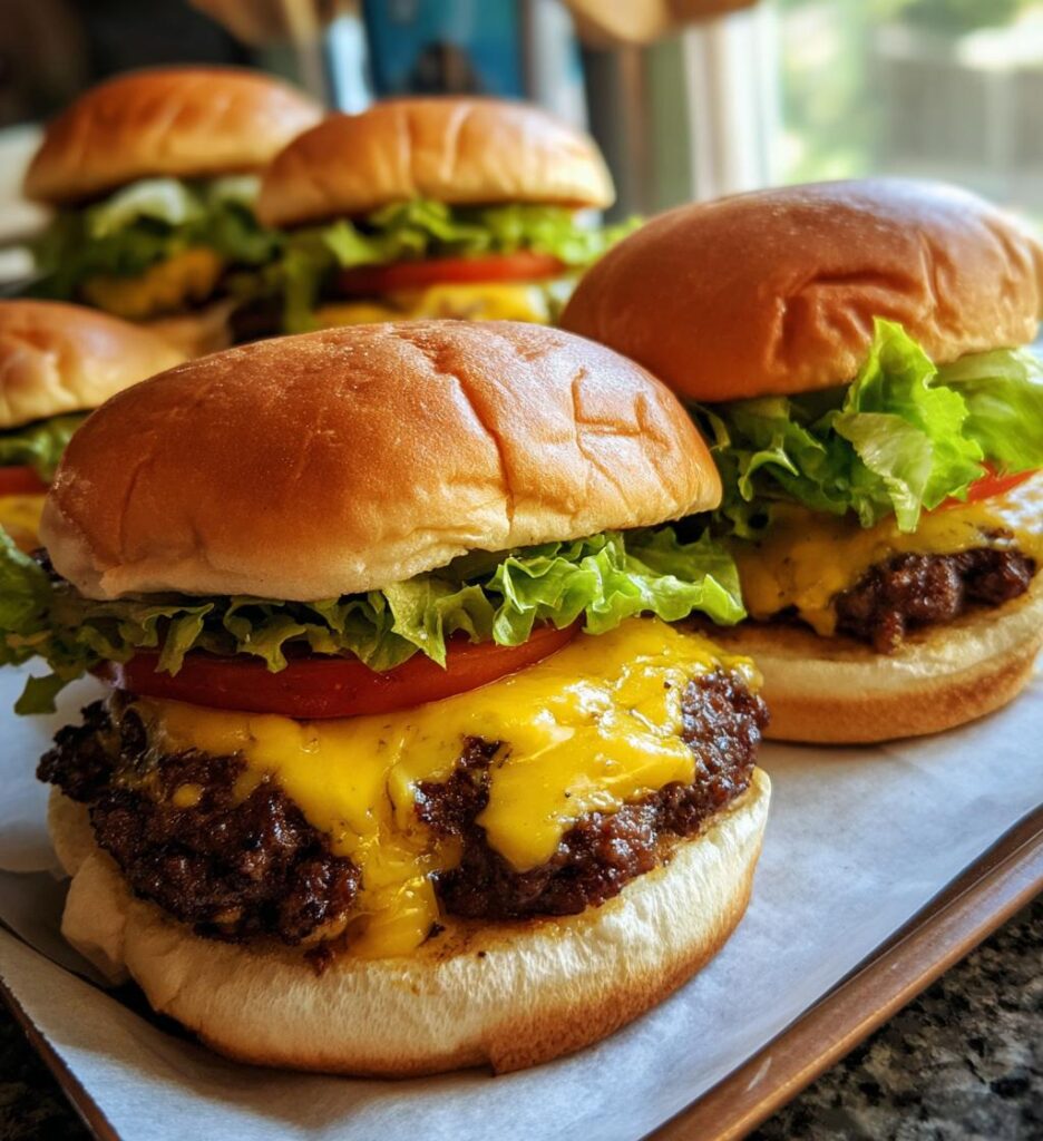 hamburgers in airfryer