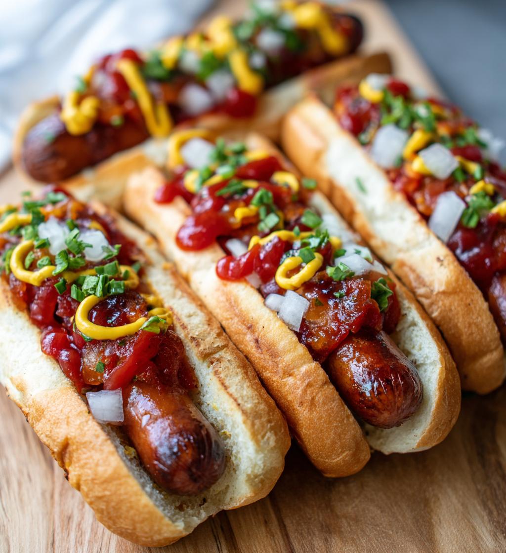hotdogs in airfryer