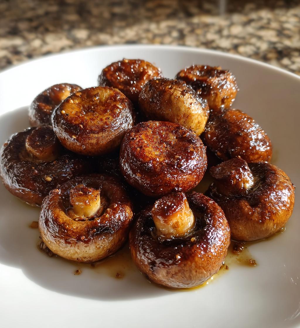 mushroom in airfryer
